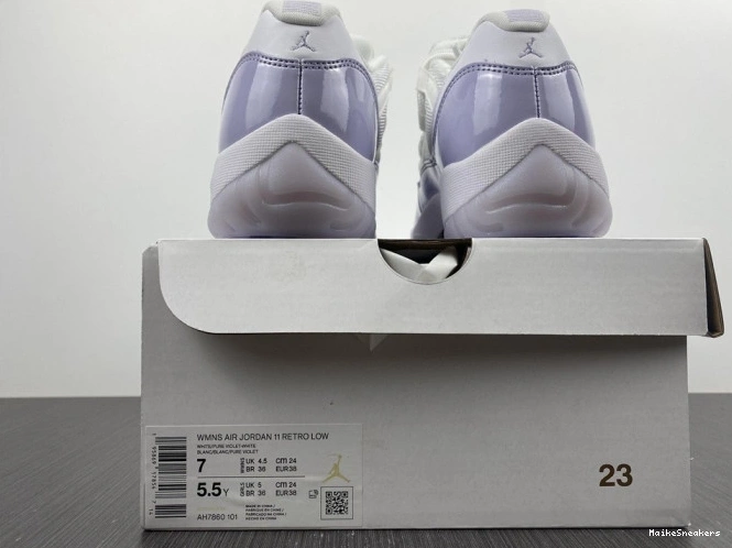 MaikeSneakers Pure 11 Violet AH7860-101 Low Jordan WMNS Air 0804